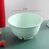 Tigela para Macarrão Instantâneo de Palha de Trigo Tigela de Arroz Doméstica Padrão Redondo Tigela Grande Tigela de Salada Japonesa Tigela Pública Tigela de Ramen Tigela de Sopa Comercial