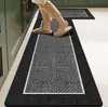 Juego de dos alfombrillas de tierra de diatomeas estilo vintage, antideslizante, resistente a la suciedad, absorbente y de secado rápido, para uso en cocina y hogar, estilo nórdico