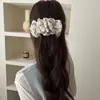 Pinza de Plátano de Lunares para Mujer 2025 Nuevo Estilo Pinza Vertical Pinza para Medio Recogido Parte Posterior de la Cabeza Pasador Dulce Accesorio para el Cabello para Mujer