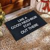 Alfombra con Tema de Elementos de Letra Gótica Transfronteriza Felpudo Antideslizante para Entrada de Puerta Alfombrilla Absorbente para Entrada de Baño