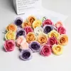Flor de Simulación Cabezas de Flor de Rosa Chunxiang Cabezas de Flor de Rosa Pequeñas para DIY Rincón Pequeño Accesorios de Broche Decoración de Caja de Regalo para Fotografía