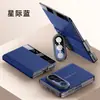 Aplicável ao Huawei Pura X Max Suporte de Lente Capa de Celular de Couro Liso Capa de Couro Flip com Janela Inteligente à Prova de Queda