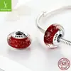 Plata de Ley s925 Superficie de Corte Roja Brillante Perlas Esmaltadas Cadena de Pulsera Popular Original para DIY Accesorios SCZ032