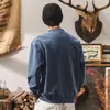 Sudadera pesada de estilo americano, marca de moda, lavado vintage, desgastada, para hombre, nuevo modelo primavera 2026, corte holgado, top moderno para hombre