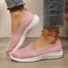 Zapatos de Mujer Transfronterizos Temu Dropshipping Slip-On Zapatos de Madre Suela Suave Tallas Grandes Planos Suela Suave Cómodos Zapatos de Tela Old Beijing para Mujer