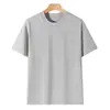 Camiseta Tres Pruebas de Algodón Peinado 220g Unisex Algodón Puro Cuello Redondo Holgada Manga Corta Impermeable Resistente al Aceite Resistente a las Manchas Estampada Manga Media