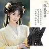 Pasador de Pelo Estilo Antiguo con Moño Falso Integrado, Fácil de Usar, Versátil Estilo Hanfu Ming-Song, Moño Lateral Trenzado