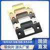 Guía de placa de bloqueo Pieza Perno hebilla de acero inoxidable negro dorado Bloque deflector para cerradura de puerta Fabricante en stock cabello lacio