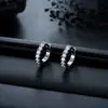 Brincos Transfronteiriços Cravejados de Diamante para Homens, Ear Cuffs de Design de Luxo Leve para Mulheres, Brincos Versáteis da Moda Tendência, Joias Simples Estilo Coreano
