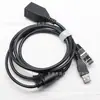 Fábrica produz cabo de impressora USB fêmea 12V alimentado para USBAM + RJ45 8P8C