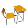 Juego de Mesa y Sillas de Madera Maciza para Aprendizaje Escolar Infantil, Escritorios Ajustables de Hierro para Estudiantes de Primaria y Secundaria, Mesas y Sillas para Clases de Capacitación en Casa