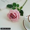 Nova Rosa de Simulação Única Tecido de Seda Rosa Mousse Flor Artificial Flor Falsa Decoração de Casa Casamento Flor de Buquê