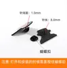 Broche de Metal para Passar em Provas, Vermelho Chinês de Incentivo para Provas, Broche de Formatura