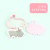 Serie de Animales de Alivio Moldes para Estampar y Cortar Galletas DIY con Diseño de Prensa 3D Realista, Imprescindible para Hornear
