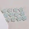 Cuentas de Cristal Belleza de Hielo de 15*17 mm Flor de Huevo de Cinco Pétalos Cadena para Teléfono Móvil Colgante de Moda Accesorios con Cuentas para Teléfono Móvil