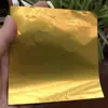 Folha de Estanho Colorida Dourada e Prateada com 70 Microns de Espessura para Pintura em Relevo Artesanal, Pintura em Folha de Estanho, Dobradura de Barcos e Uso Experimental Folhas Grossas de Folha de Alumínio