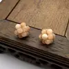 Bola de Cristal Bola de Flor Acessórios para Joias DIY Tecido Cristal Pedra Natural Brincos Pulseira Colar Corrente de Celular com Contas