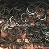Chaveiro preto galvanizado metal eletroforese preto antidesbotamento chaveiro fivela corrente vermelho amarelo vácuo cor anel duplo