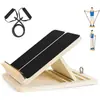 Fortalecedor de Tobillo de Madera Tabla de Equilibrio Tabla para Pie de una Sola Pierna Entrenador de Equilibrio de Arco Camilla Estiradora para Corrección de Fascitis Plantar