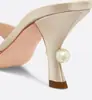 Sandalias de Tacón Alto para Mujer de Microfibra y Cuero Estilo Europeo y Americano de Una Sola Tira Nuevo Estilo Verano 2025 Son Cómodas y Versátiles 38