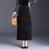 Elegante Falda Ajustada con Cintura Elástica Trasera para Mujer, Nueva Moda Otoño 2026 Falda de Cintura Alta de Longitud Media con Efecto Plisado