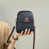 Bolsa para Teléfono Móvil para Mujer 2026 Nuevo Estilo Bolso Cruzado de Cuero Genuino, Elegante y Versátil, Sensación de Alta Gama, Bolsos Pequeños de Hombro