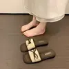 Sandalias y Chanclas de Nuevo Estilo 2026 para Mujer, Punta Cuadrada, Tejidas, Slip-On, Lazo, Tacones de Verano