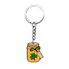 Centenas de St. Pingentes de Chaveiro Dia de São Patrício, Decorações de Chaveiro Chapéu Verde DIY de Borracha Macia em PVC, Itens de Presente
