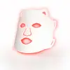 Mascarilla de Luz Roja y Azul Dispositivo de Belleza Mascarilla de Silicona para Belleza Uso en Casa Dispositivo de Terapia de Luz LED de Siete Colores para Rejuvenecimiento de la Piel
