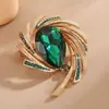 Broche senso de alta qualidade nicho luxo leve alta qualidade K9 estrela Cristal terno corsage acessórios versáteis pino de roupa atacado