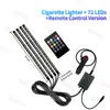 Luz de Ambiente LED para Coche Transfronteriza Luz de Ambiente de App para Coche Interior de Coche Colorida Luz Decorativa para Suela de Teléfono Móvil Transfronteriza