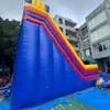 Parque de piscinas de escorregador aquático inflável de PVC aluguel preço de fábrica