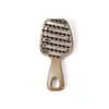 Mini Peine de Bolsillo Portátil con Cerdas Pequeño Peine Costilla de Cresta Alta Esponjosa Peine Hueco con Cerdas Doradas Galvanizadas