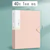 Carpeta de documentos tamaño A4 con múltiples capas, adecuada para guardar partituras, registros médicos y exámenes de estudiantes