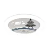 Luz para Habitación Infantil Estilo Crema Claro Dibujos Animados Creativa Niña Niño Dormitorio Luz Cálida Romántica Protección Ocular Luz de Techo 598L