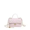Bolso Pequeño de Moda Transfronterizo, Bolso Versátil de Hombro y Cruzado, Bolso de Cadena Acolchado de Alta Gama, Bolso Minimalista de Nicho para Mujer