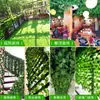 Planta Artificial Verde Hiedra Decoración del Hogar Enredadera Planta Trepadora de Plástico Planta de Hoja Verde Potos Enredadera Decoración de Pared