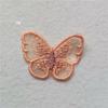 En stock pegatinas de tela bordadas de mariposa degradada zapatos sombrero ropa de princesa accesorios de decoración parche de organza encaje