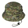 Gorro Camuflado Tático de Aba Redonda, Chapéu de Pescador para Montanhismo e Pesca ao Ar Livre, Chapéu de Sol para Cabeça Grande, Chapéu Militar Fan com Proteção Solar