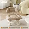 Taburete Pequeño Giratorio con Ruedas, Taburete Bajo para Niños, Banco con Ruedas, Silla Perezosa con Respaldo para Bebé, Uso en Casa Cojín Engrosado