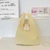 65261 Bolso de Mano Acolchado con Lunares Rosas y Corazón, Bolso de Muñeca Acolchado Diario para Llaves, Pañuelos y Artículos Pequeños