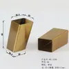 Perna Liga de Alumínio Pés de Móveis Capas de Pés Capas para Pés Pernas de Madeira Capas de Aço Inoxidável Dourado Cobre de Imitação Madeira Maciça Cadeira Estilo Chinês Novo