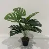 Árvore de Flores Artificiais Grande Verde Avançada Biónica Bambu Simulação Plantio Interno Árvore Artificial Planta Ornamentos Decorativos de Chão para Sala de Estar
