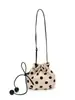 Bolso Cubo de Lunares de Gran Capacidad Transfronterizo para Mujer Verano 2026 Nuevo Estilo de Nicho de Gama Alta Bolso Versátil para Viajes Diarios Bolso Cruzado