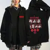 Sudadera con Cremallera de Merchandising de Grupo de K-Pop, Cárdigan con Estampado de Grupo del Tour Mundial Arirang, Chaqueta Casual Holgada para Pareja