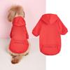 Amazon venda quente pet roupas de duas pernas ostenta cor sólida zíper de bolso cão gato Corgi urso suéter com capuz