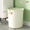 Bote de Basura Estilo Crema Hogar Gran Capacidad Baño Inodoro Sala de Estar Cocina Dormitorio Oficina Cesto de Papel Grande