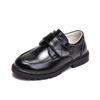 Zapatos de rendimiento para reloj de niño Zapatos de estudiante blancos Flor de etiqueta Zapatos de niño Estilo británico primavera y otoño Zapatos pequeños de cuero negros para mujer para niño