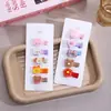 Pinza para el pelo de tela de dibujos animados linda todo incluido para bebé, pinza para flequillo, pinza lateral, pinza para el pelo, para niños, amigable con el cabello de los niños, accesorio para la cabeza de niña pequeña, Niños