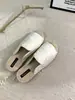 Zapatos de Pescador para Mujer, Zapatos de Salón Estilo Chanel, Nuevos Zapatos de Media Pantufla Cerrados de Suela Gruesa Primavera/Verano 2026, Zapatos Mula Perezosos de Poner y Quitar